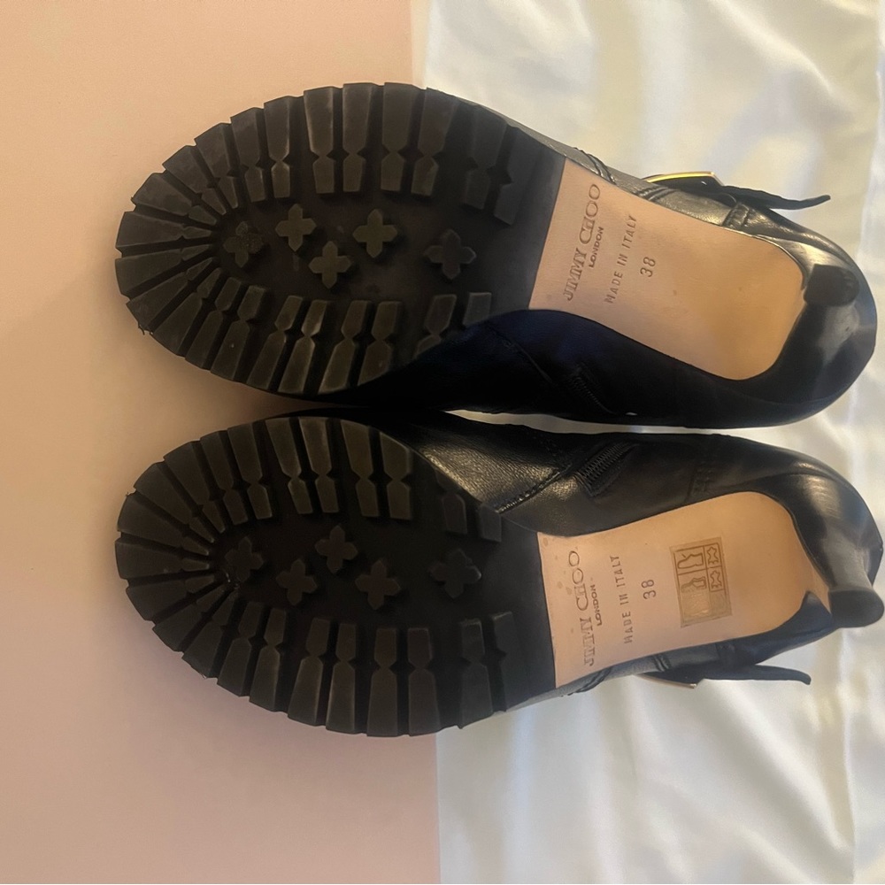 Authentic Jimmy Choo Open Toe Bootie - image 5